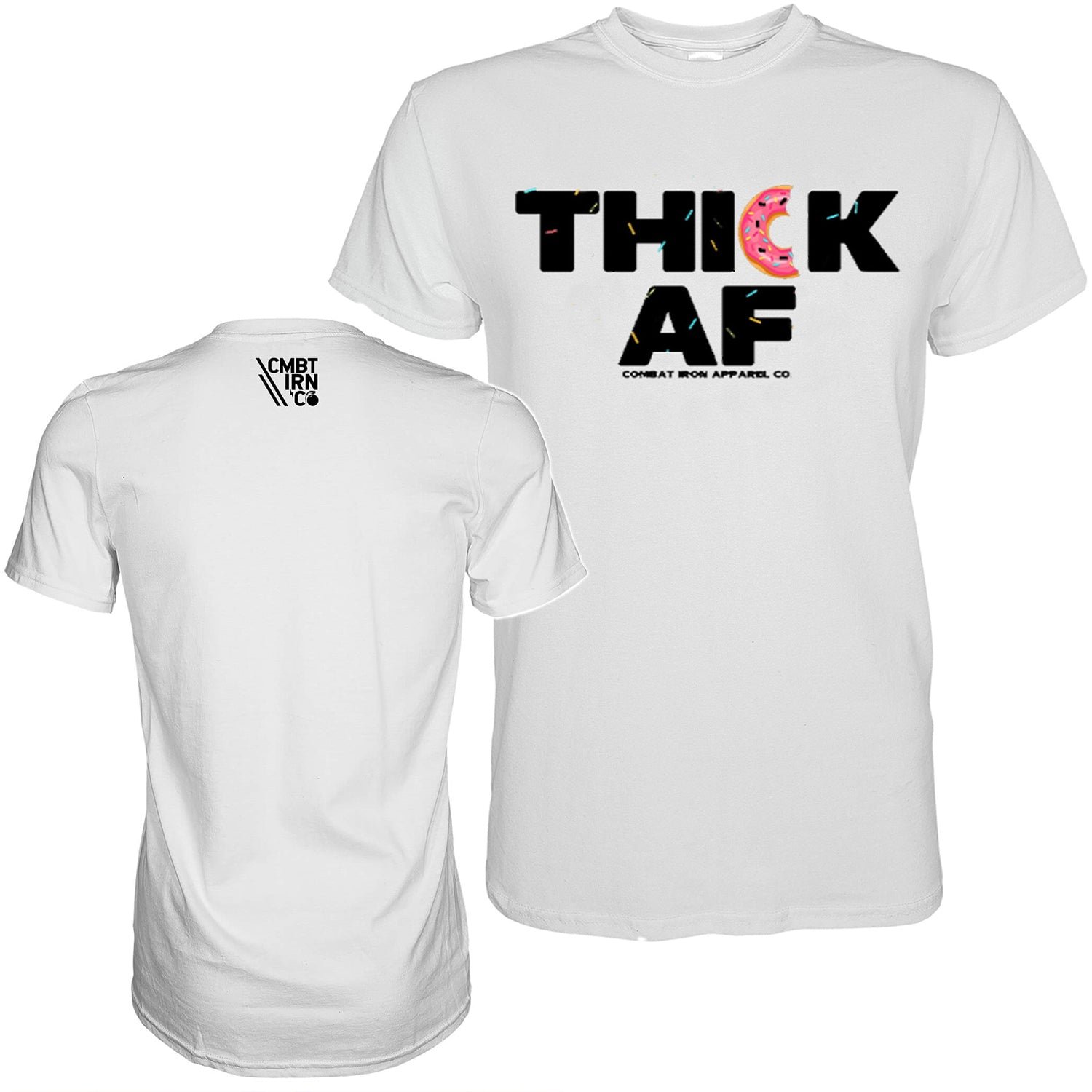 Thick AF donut edition, men’s t-shirt #color_white