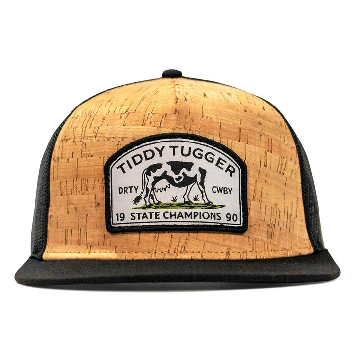 Tiddy Tugger Patch Mesh Snapback Flatbill Curved Hat