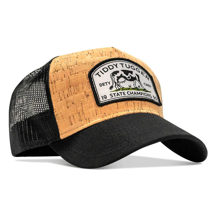 Tiddy Tugger Patch Mesh Snapback Flatbill Curved Hat