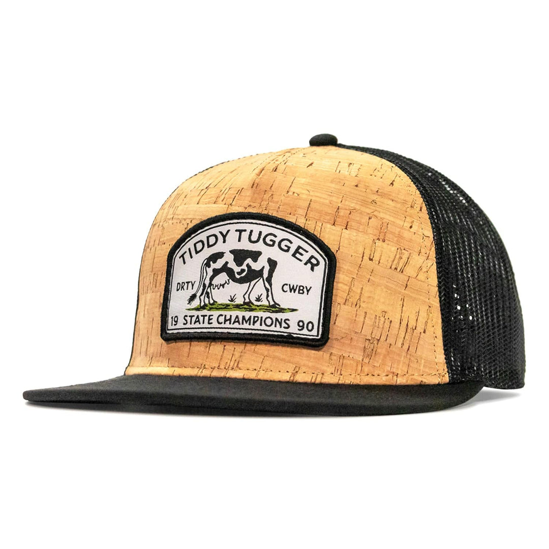 Tiddy Tugger Patch Mesh Snapback Flatbill Curved Hat