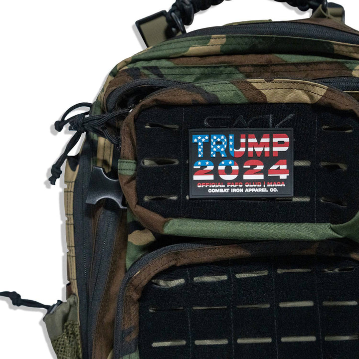 Trump 2024 American Flag PVC Patch