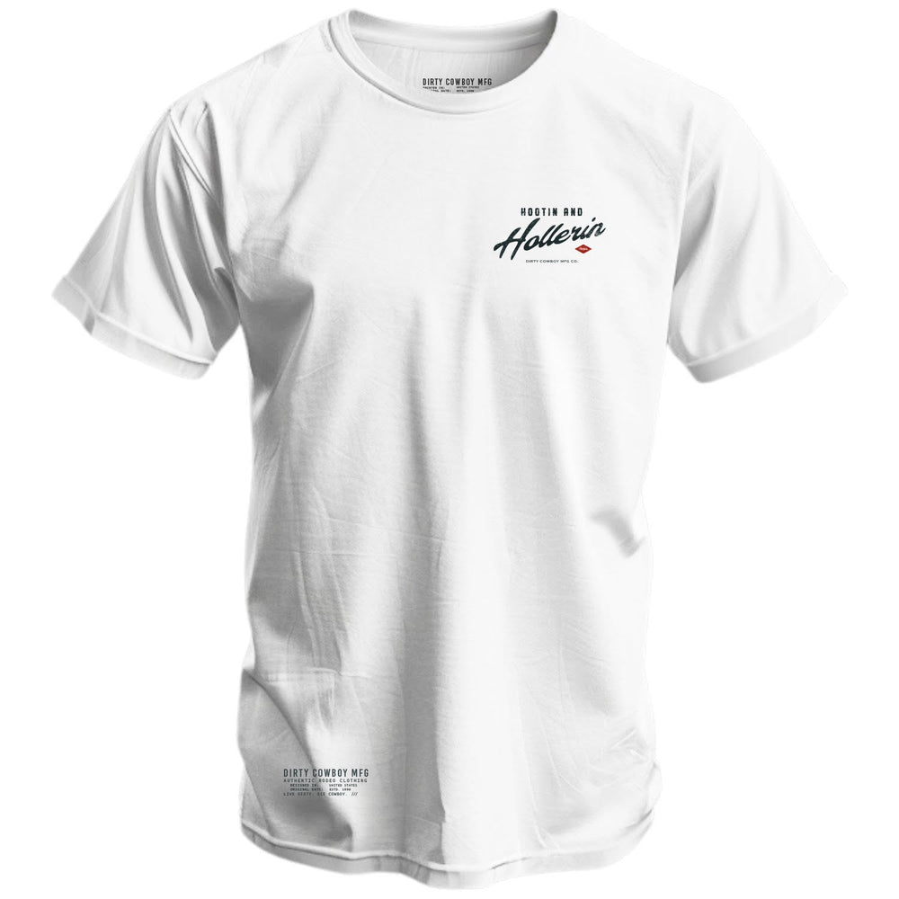 Hootin And Hollerin Men's T-Shirt - DIRTY COWBOY MF #color_white