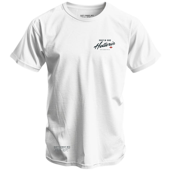 Hootin And Hollerin Men's T-Shirt - DIRTY COWBOY MF #color_white