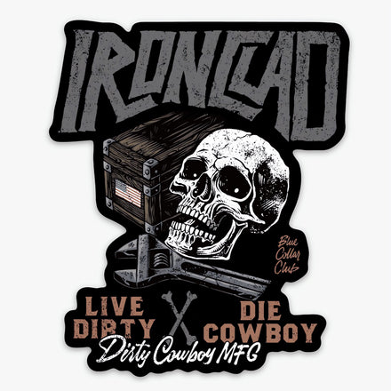Ironclad Decal Sticker - DIRTY COWBOY MFG