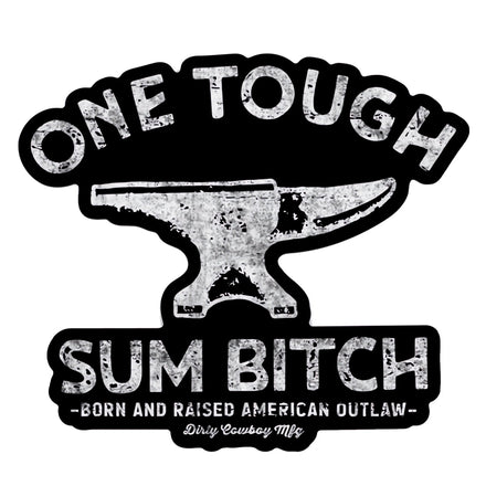 One Tough Sum Bitch Decal - Combat Iron Apparel Co.