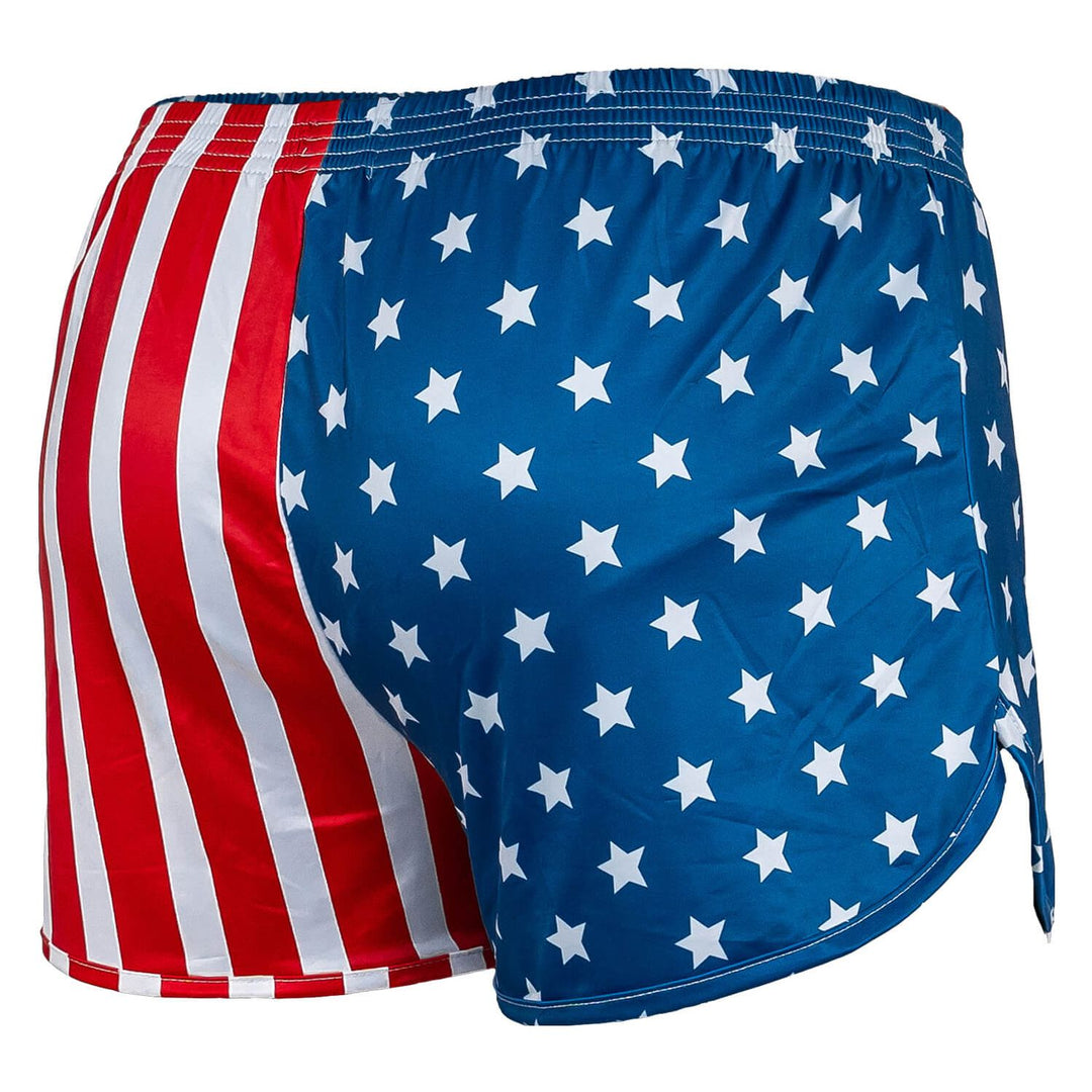 USA Flag Men's Ranger Panty Silkies Shorts