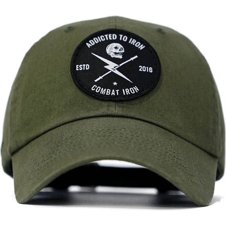 Addicted To Iron Training Patch Dad Hat