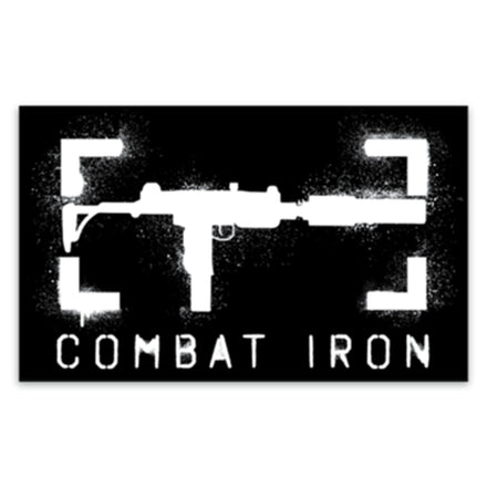 UZI Operator Decal Sticker - Combat Iron Apparel Co.