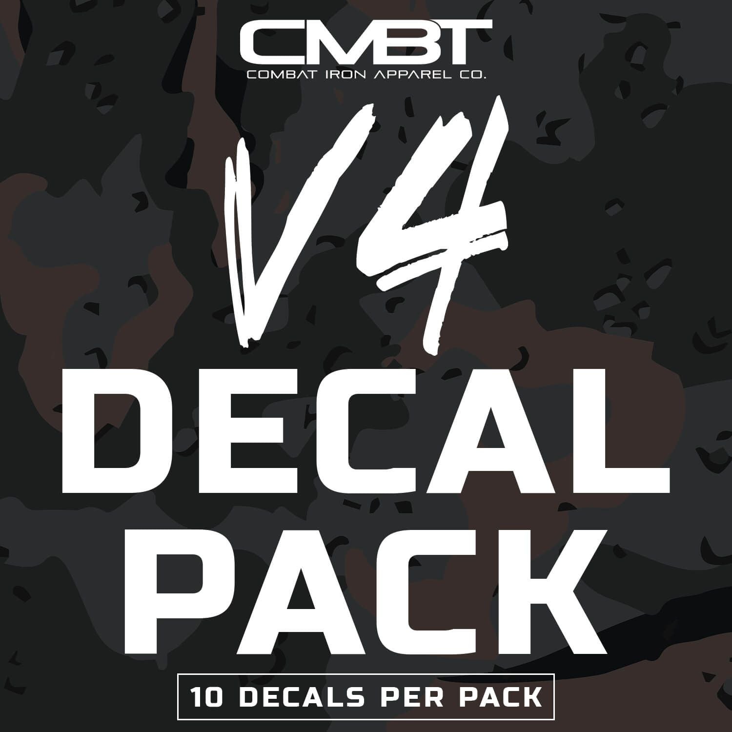 Combat Iron Decal Sticker Pack V4 | Combat Iron Apparel Co.