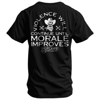 Violence Will Continue Until Morale Improves Men's T-Shirt