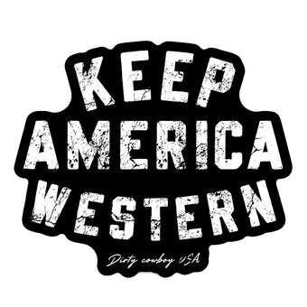Keep America Western Decal