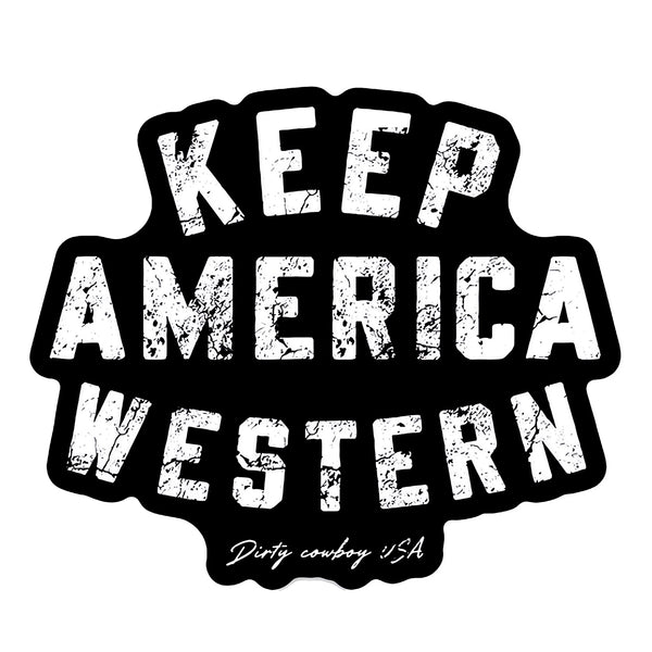 Keep America Western Decal