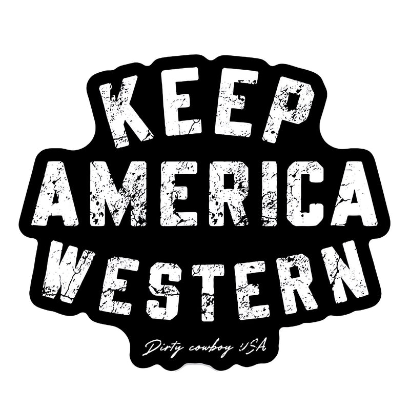 Keep America Western Decal