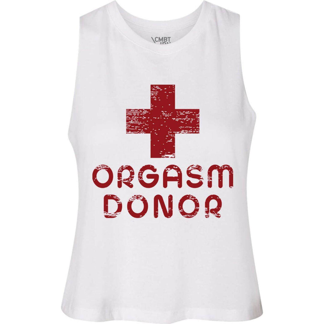 Orgasm Donor Ladies Crop Top