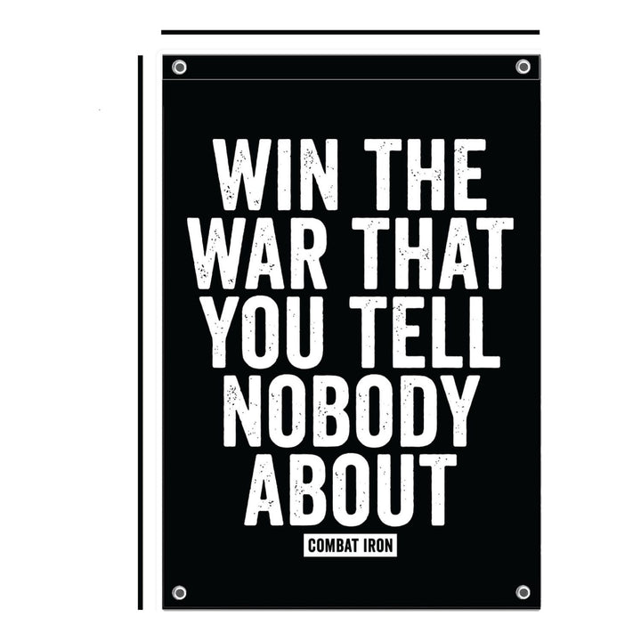 Win The War You Tell Nobody About 3' X 5' Wall Flag