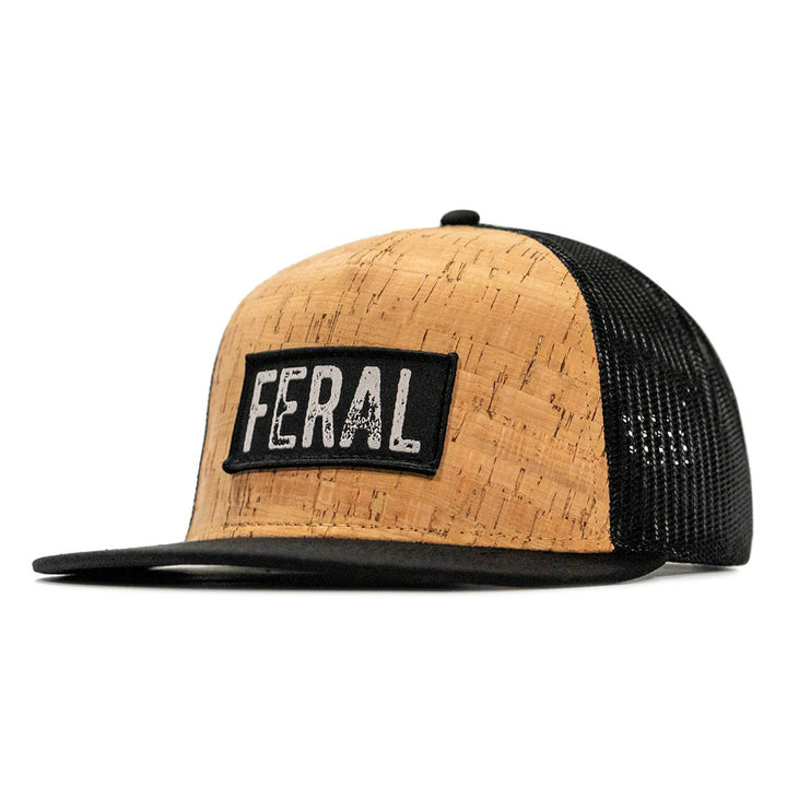 Feral Patch Mesh Snapback Flatbill Curved Hat