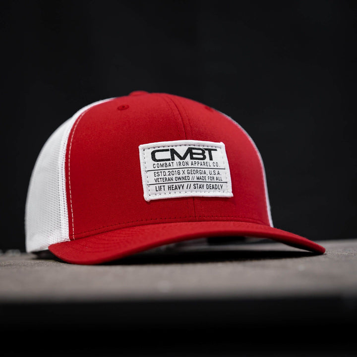 CMBT Standard Woven White Patch Edition Mid-Profile Mesh Snapback