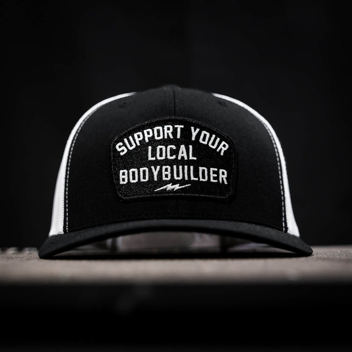 Support Your Local Body Builder Patch Mid-Profile Mesh Snapback