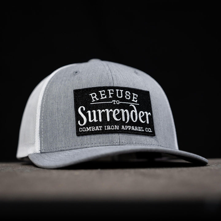 Refuse to surrender, mid-profile mesh snapback hat