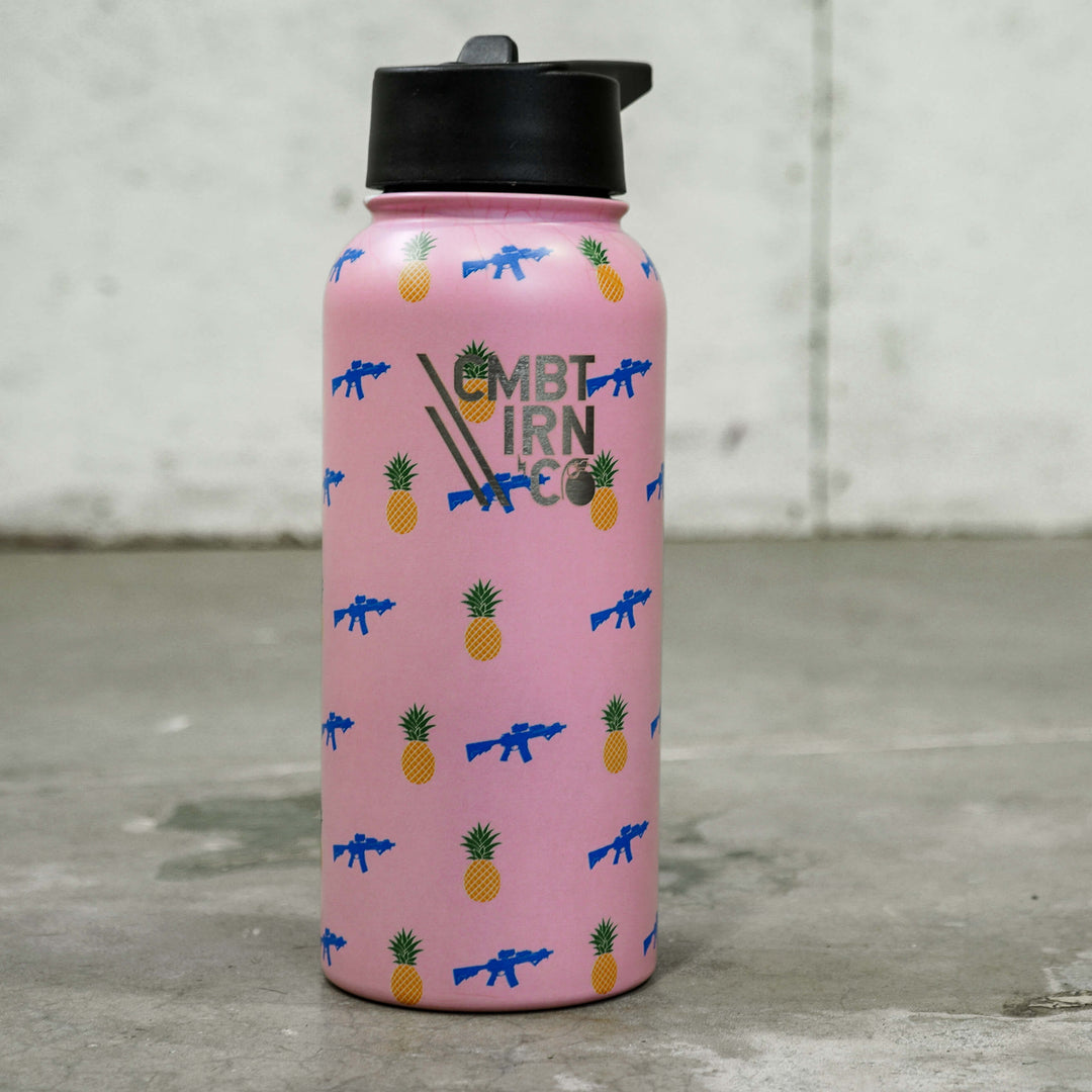 Combat Iron Apparel® 32oz Insulated Metal Water Bottle