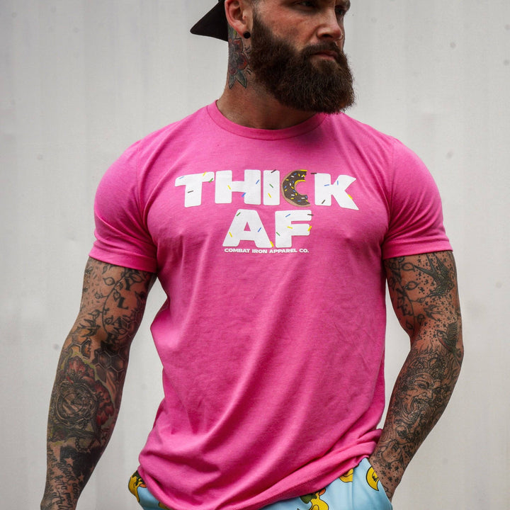Thick AF donut edition, men’s t-shirt #color_pink