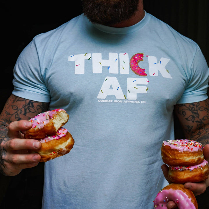 Thick AF donut edition, men’s t-shirt #color_light-blue