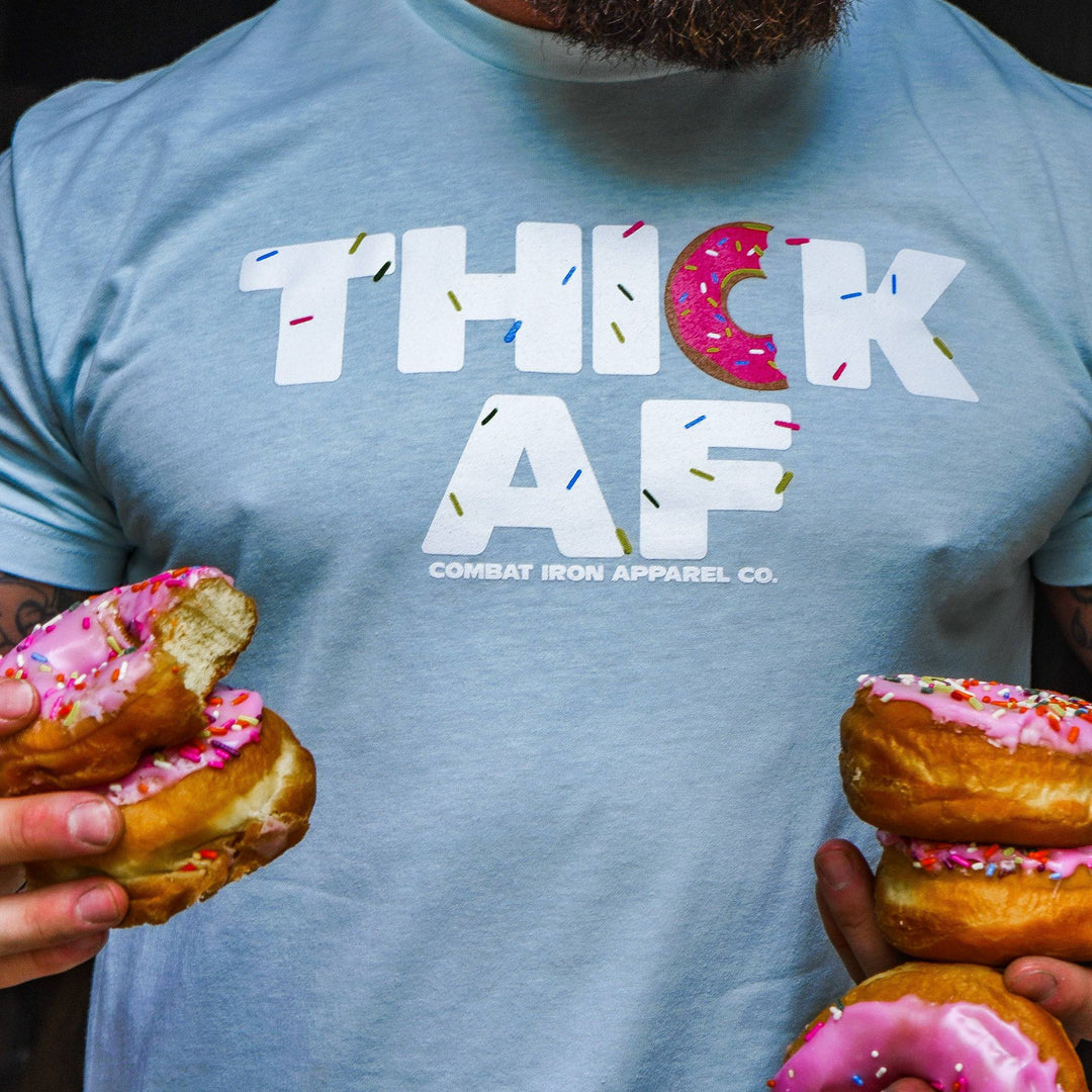 Thick AF donut edition, men’s t-shirt #color_blue