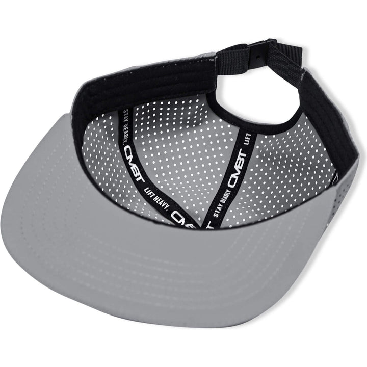 CMBT pro performance hybrid mesh hat with patch on the front #color_gray