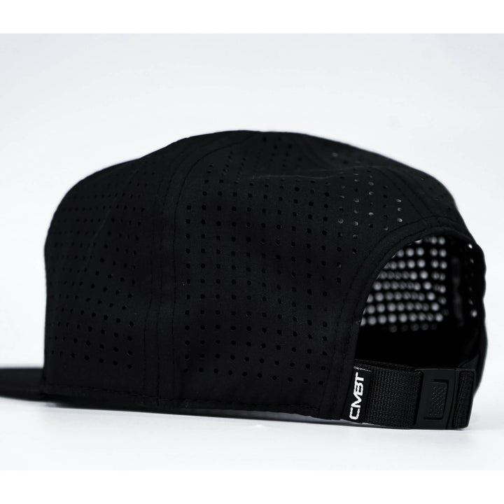 CMBT pro performance hybrid mesh hat with patch on the front #color_black