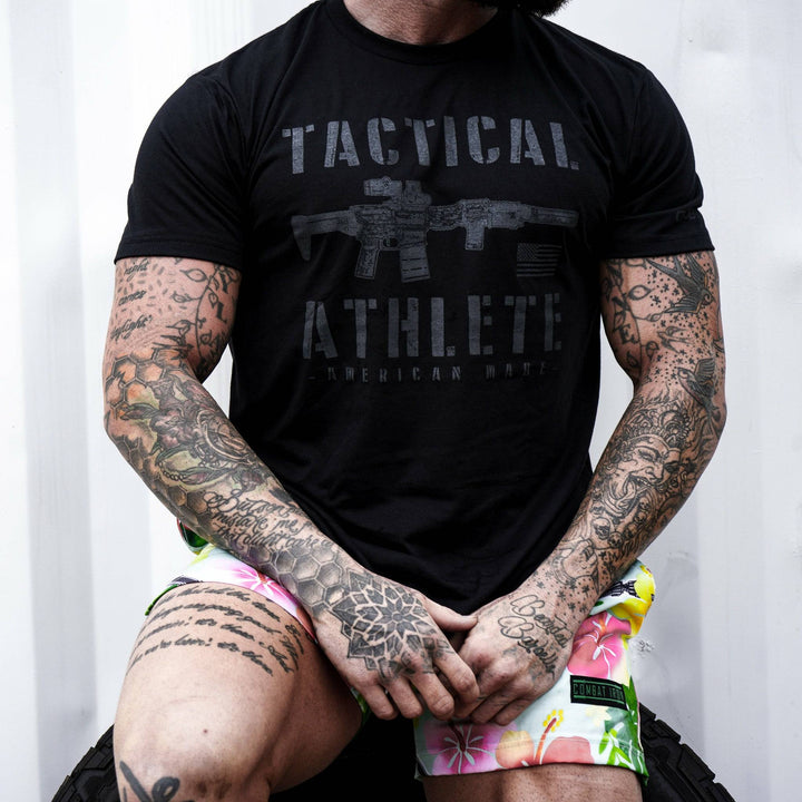Tactical athlete American-made, men’s t-shirt #color_black