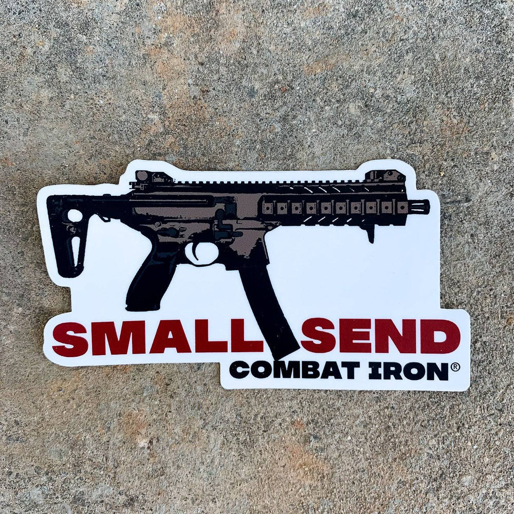 ALL WEATHER DECAL | SMALL SEND RIFLE - Combat Iron Apparel™