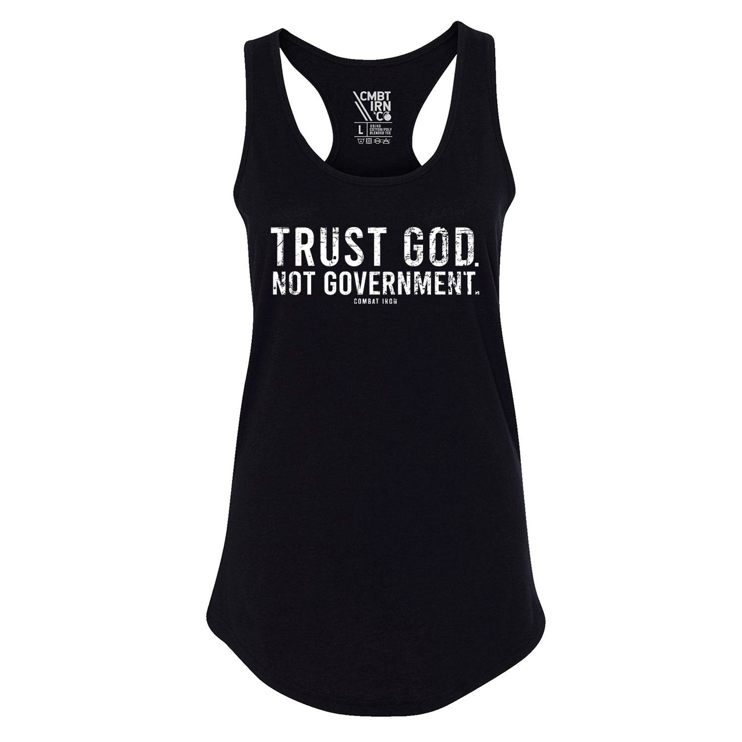 Trust God. Not Government. Ladies Tank Top
