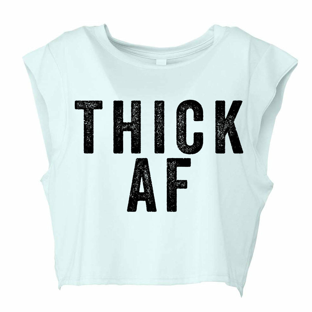 Thick AF Muscle Cropped Top For Sale Online - Combat Iron Apparel™