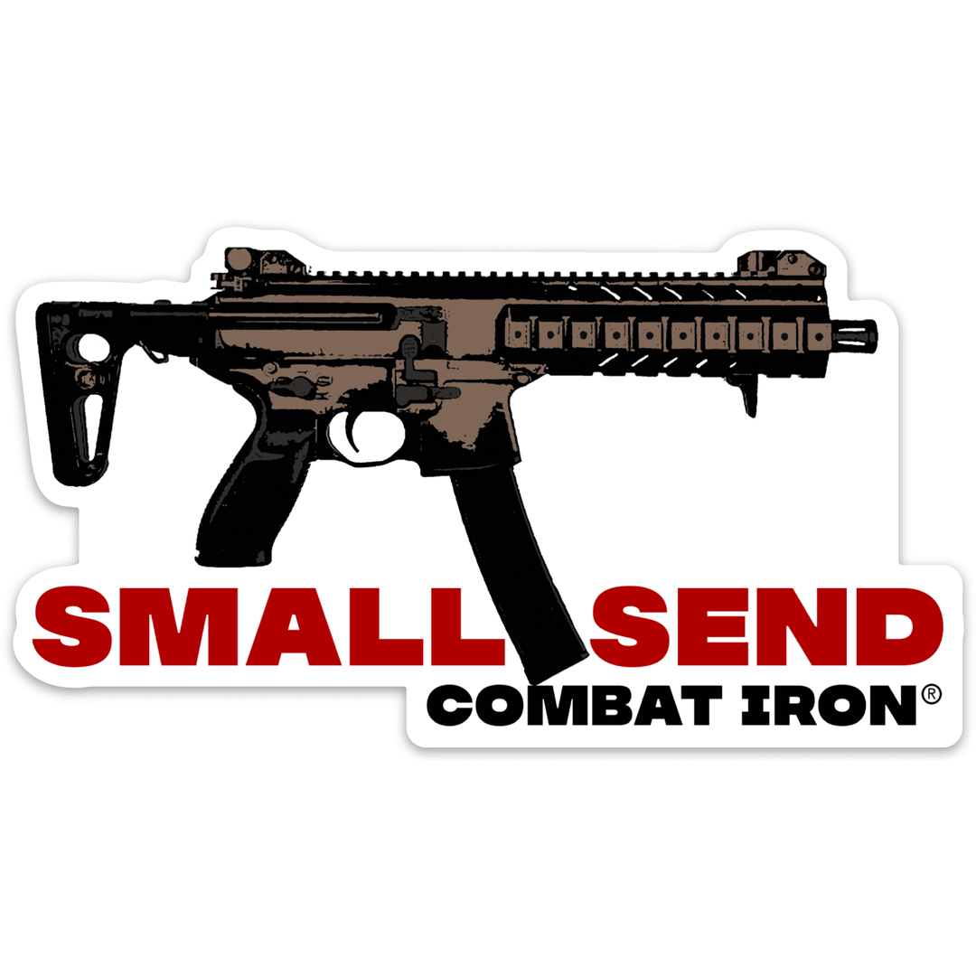 ALL WEATHER DECAL | SMALL SEND RIFLE - Combat Iron Apparel™