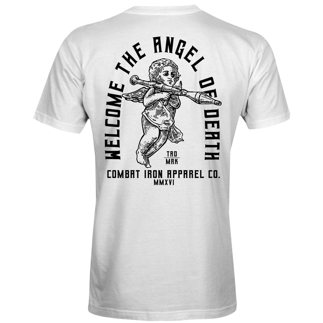 MEN'S PREMIUM T-SHIRT | WELCOME THE ANGEL OF DEATH - RPG - Combat Iron Apparel™