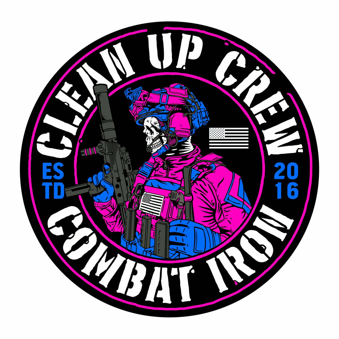 ALL WEATHER DECAL | CLEAN UP CREW OPERATOR MIAMI EDITION - Combat Iron Apparel™