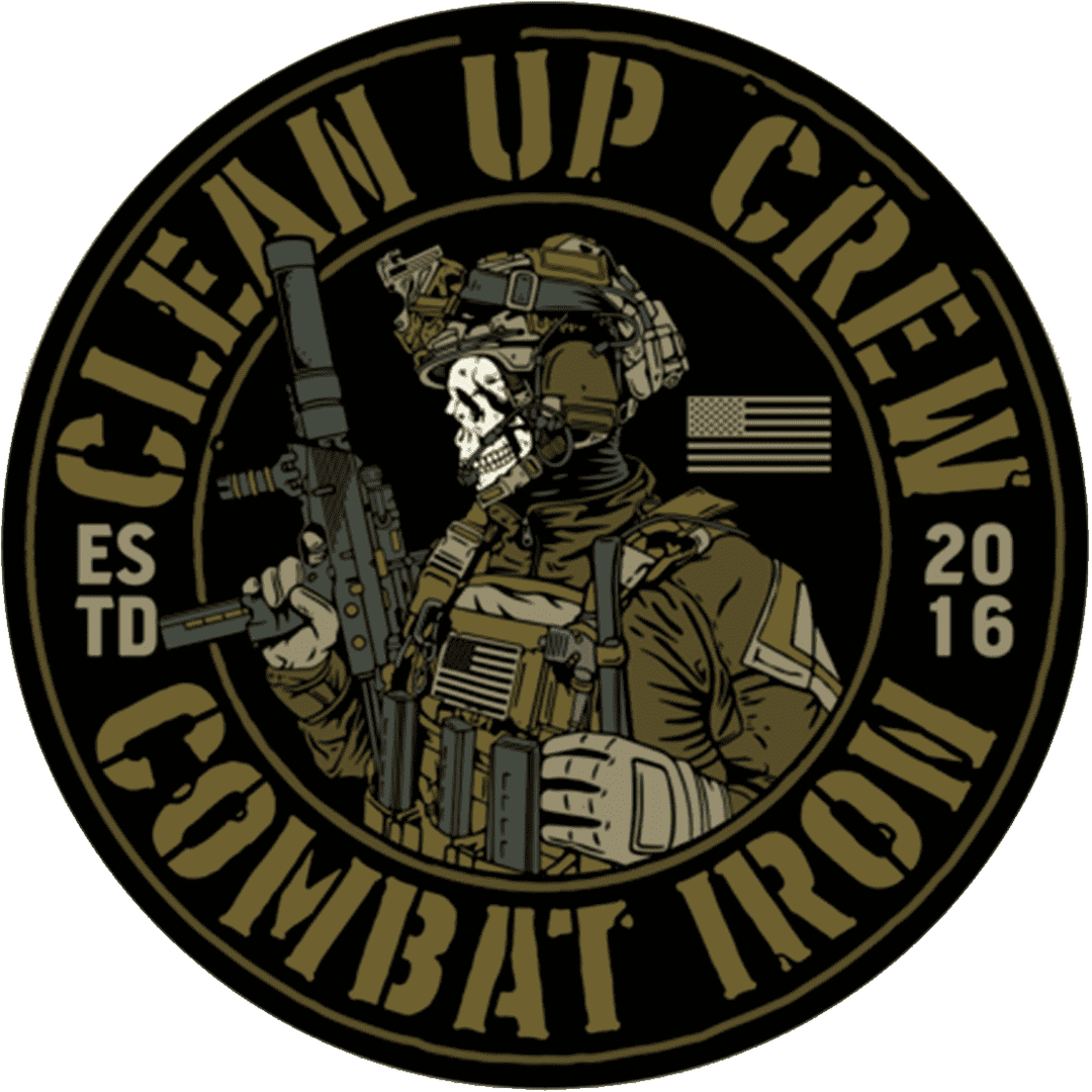 ALL WEATHER DECAL | CLEAN UP CREW OPERATOR EDITION - Combat Iron Apparel™
