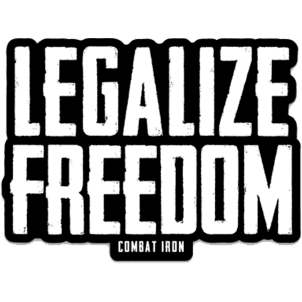 ALL WEATHER DECAL | LEGALIZE FREEDOM - Combat Iron Apparel™