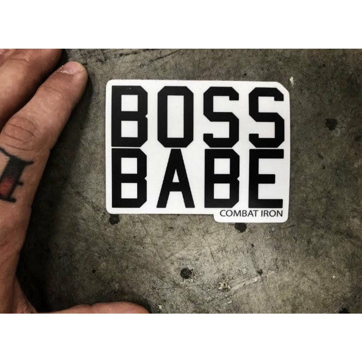 ALL WEATHER DECAL | BOSS BABE - Combat Iron Apparel™