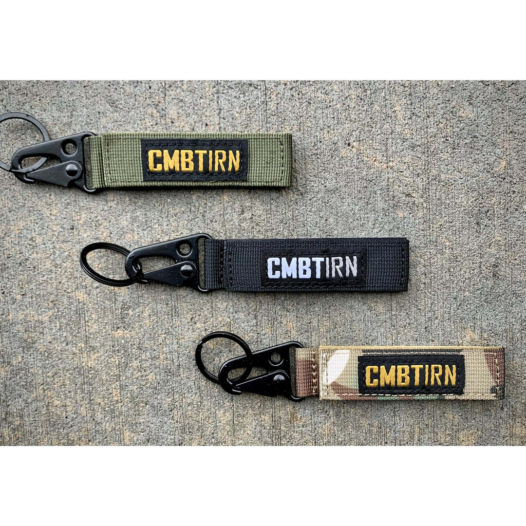 Tactical Carabiner Keychain | CMBTIRN Branded | Multicam | Combat Iron Apparel
