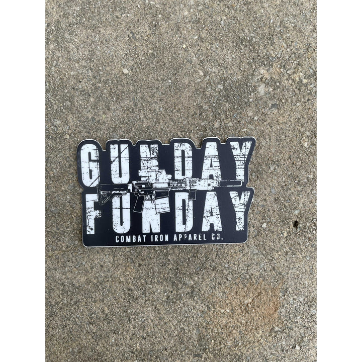 ALL WEATHER DECAL | GUNDAY FUNDAY - Combat Iron Apparel™