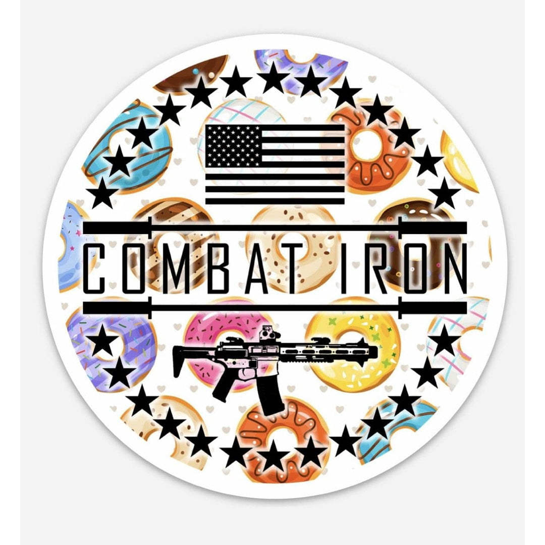 ALL WEATHER DECAL | CIA CIRCLE STAR DONUT EDITION - Combat Iron Apparel™