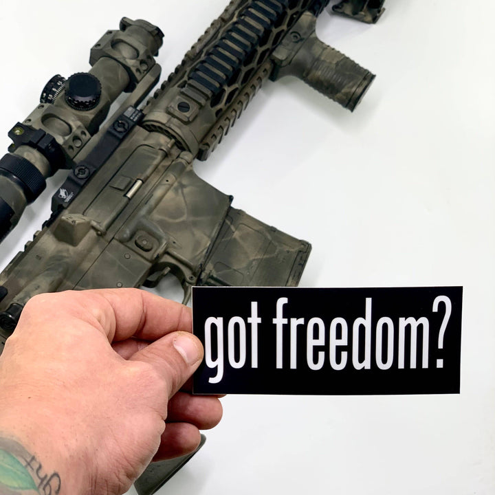 ALL WEATHER DECAL | GOT FREEDOM? - Combat Iron Apparel™