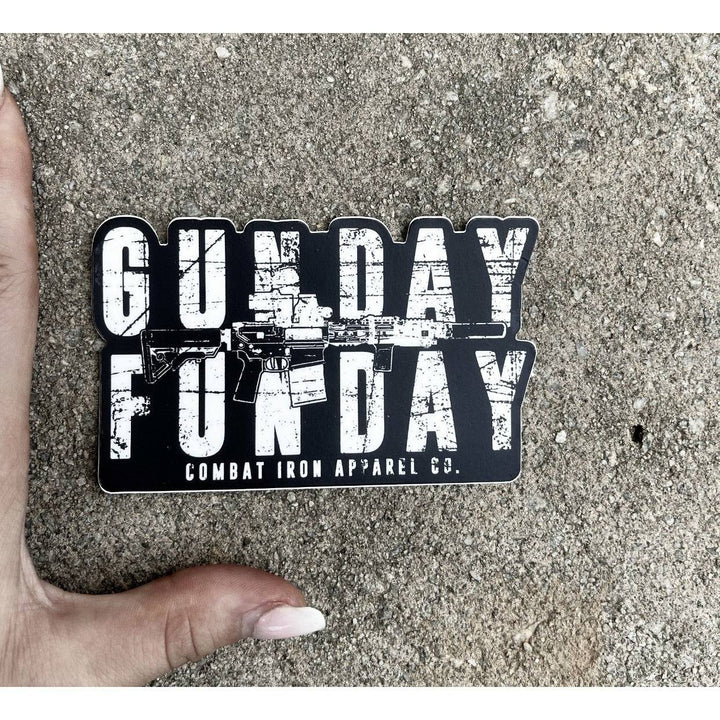 ALL WEATHER DECAL | GUNDAY FUNDAY - Combat Iron Apparel™
