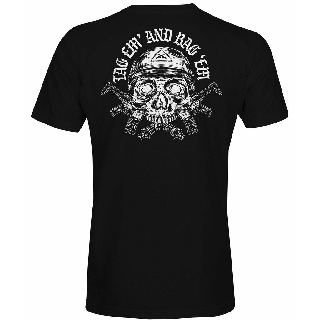 Tag Em' And Bag Em' Skull Men's T-Shirt
