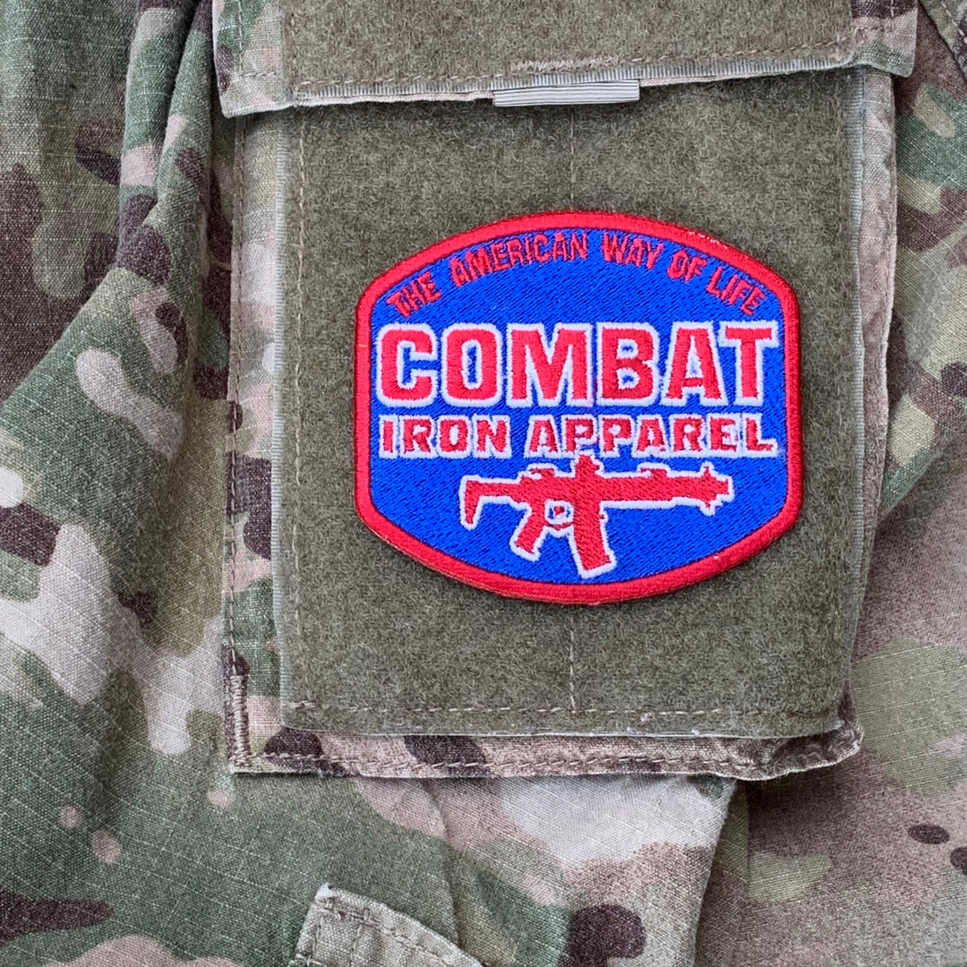 VELCRO MORALE PATCH | PATRIOTIC BRANDED AMERICAN WAY OF LIFE - Combat Iron Apparel™