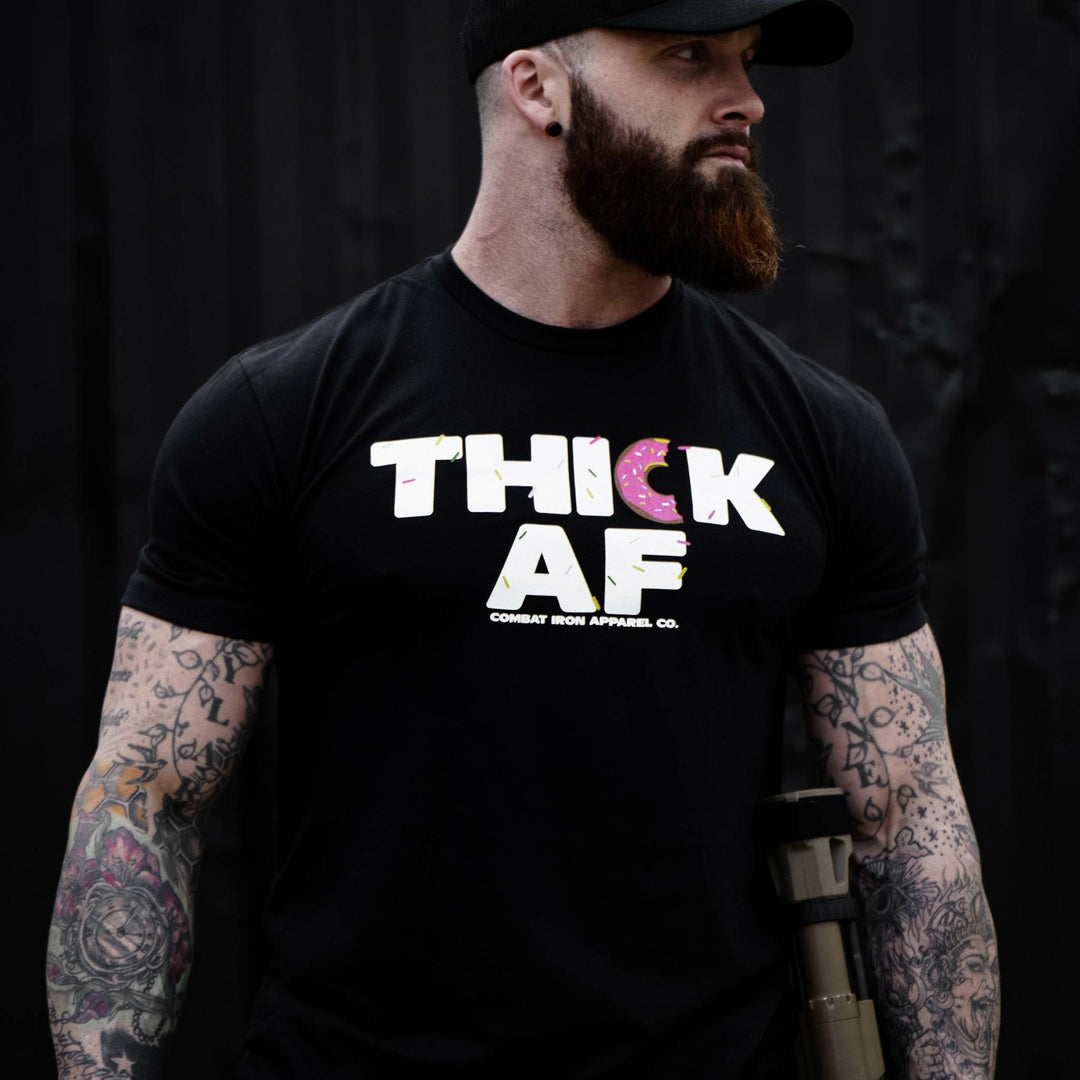 Premium Vector  Thick thighs thin patience, workout t-shirt design,  typography t-shirt design